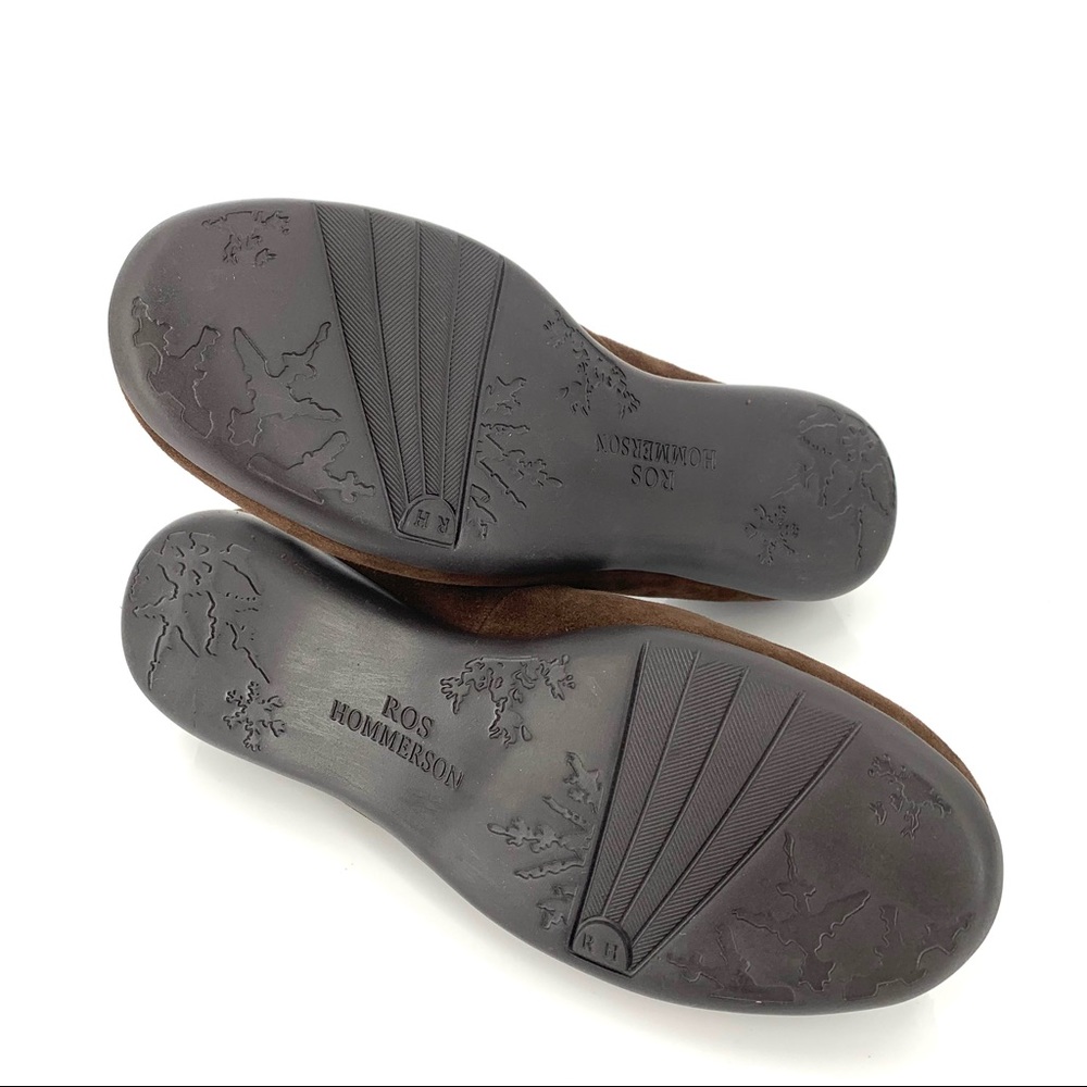 Ros Hommerson Loafers Slip On Brown Suede Tassel Moccasin Flats Loafers 7 Wide - Picture 10 of 13